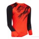 Madison Flux Youth Long Sleeve Trail Jersey, magma red / black - age 6-8