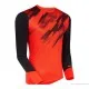 Madison Flux Youth Long Sleeve Trail Jersey, magma red / black - age 6-8