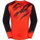 Madison Flux Youth Long Sleeve Trail Jersey, magma red / black - age 6-8