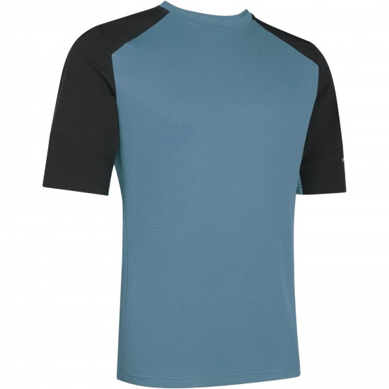 Madison Flux Trail Men's Short Sleeve Jersey, lake blue - xx-large