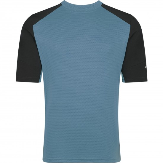 Madison Flux Trail Men's Short Sleeve Jersey, lake blue - xx-large
