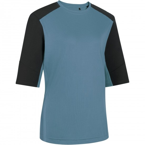 Madison Flux Trail Women's Short Sleeve Jersey, lake blue - size 16