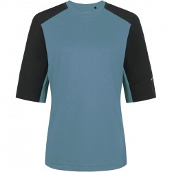 Madison Flux Trail Women's Short Sleeve Jersey, lake blue - size 16 Madison Flux Trail Women's Short Sleeve Jersey, lake blue - size 16