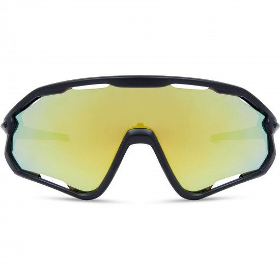 Madison Eyewear Code Breaker II Sunglasses - 3 pack - matt black / bronz mirror / amb / clr lens
