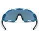 Madison Eyewear Code Breaker II Sunglasses - 3 pack - crys gloss blue / blue mirr / amb / clear