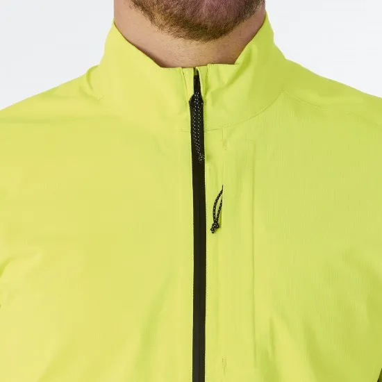 Madison Freewheel Men's Waterproof Jacket, hi-viz yellow - x-small