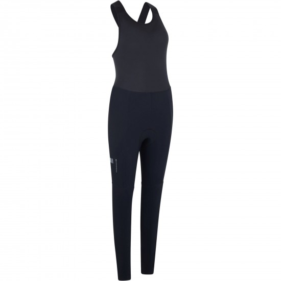 Madison DTE Women's Thermal Bib Tights With EIT Pad, black - size 8