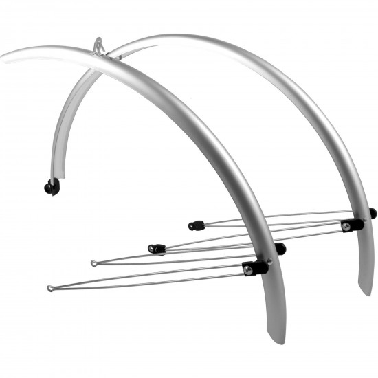 M Part Commute full length mudguards 700 x 46mm silver