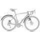 M Part QDR Quick Detach Road mudguards 700 x 38mm black