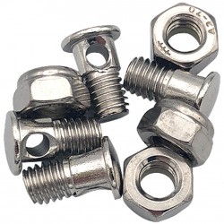 M Part Universal mudguard eye bolts w/nuts x4, fits primo guard M Part Universal mudguard eye bolts w/nuts x4, fits primo guard