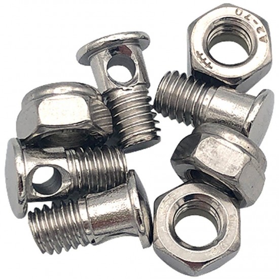 M Part Universal mudguard eye bolts w/nuts x4, fits primo guard