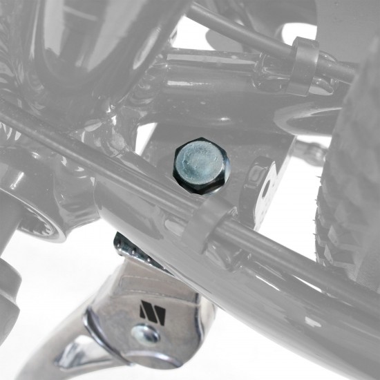 M Part Essential kickstand, 24-29 inch adjustable, 20kg rating chainstay mount