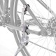 M Part Essential kickstand, 24-29 inch, chainstay/seatstay mount 20kg, silver