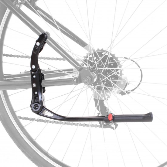 M Part Essential kickstand, 24-29 inch, chainstay/seatstay mount 20kg, black
