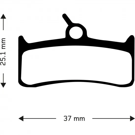 Aztec Organic Disc Brake Pads for Shimano XT BR-M755 / Grimeca 8 / Hope Mono M4