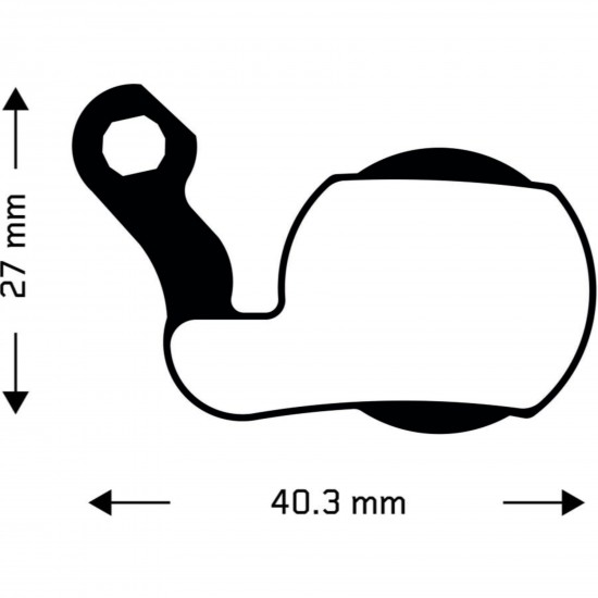 Aztec Organic Disc Brake Pads for Magura Louise 2007+ / Julie HP 2009+