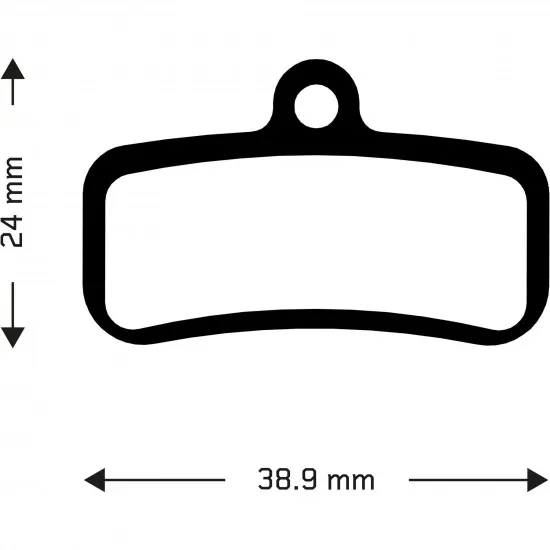 Aztec e-Bike Disc Brake Pads for Shimano Saint M810 / M820  / Zee M640