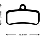 Aztec e-Bike Disc Brake Pads for Shimano Saint M810 / M820  / Zee M640