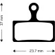 Aztec Sintered Disc Brake Pads for Shimano XTR M985 / XT M785