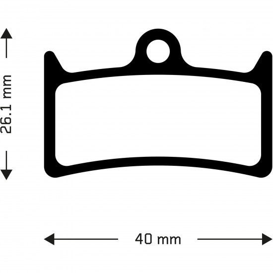 Aztec Organic Disc Brake Pads for Hope V4