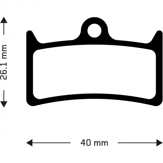 Aztec Organic Disc Brake Pads for Hope V4