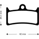Aztec Organic Disc Brake Pads for Hope V4