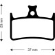 Aztec Organic Disc Brake Pads for Hope E4