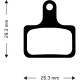 Aztec Organic Disc Brake Pads for Shimano Flat Mount Dura Ace / Ultegra / GRX
