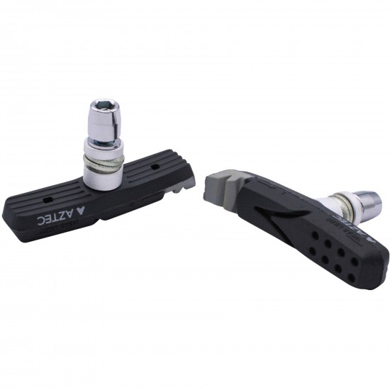 Aztec V-type one-piece brake blocks, Kevlar Plus with rim rake