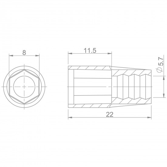 Aztec Rubber shield 10 pieces