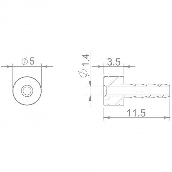 Aztec Needle 2.1mm Avid 8 pieces