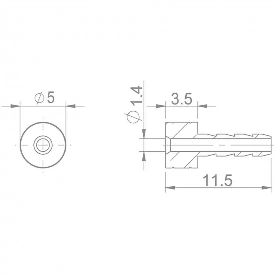 Aztec Needle 2.1mm Avid 8 pieces