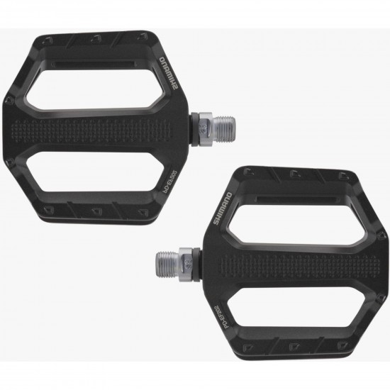 Shimano PD-EF202 MTB flat pedals, black