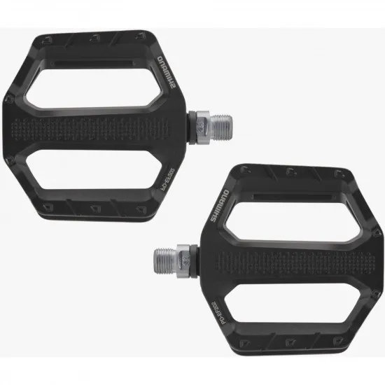 Shimano PD-EF202 MTB flat pedals, black