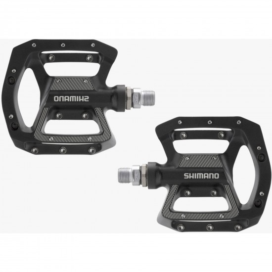 Shimano PD-GR500 MTB flat pedals, black