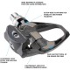 Shimano PD-R9100 Dura-Ace SPD SL Road pedals, carbon, black