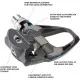 Shimano PD-R9100 Dura-Ace SPD SL Road pedals, carbon, black