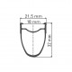 DT Swiss PR 1400 DICUT wheel Oxic clincher 32 x 18 mm QR rear
