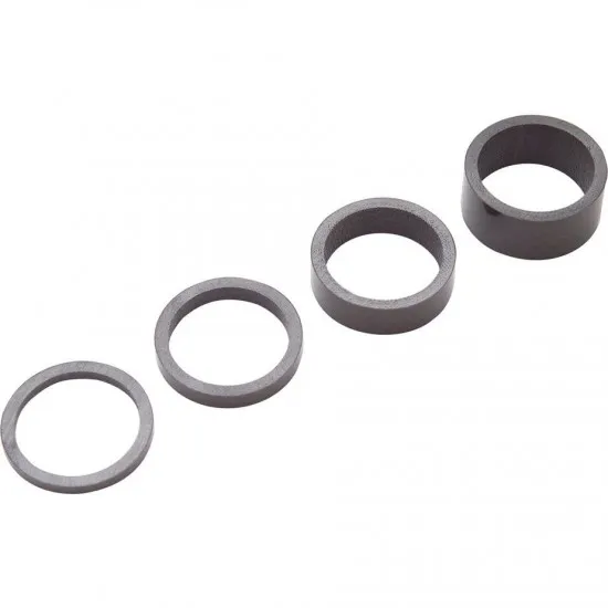 PRO Headset spacers, UD carbon, 3/ 5/ 10/ 15 mm, 1-1/4 inch