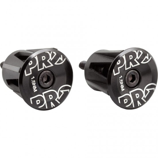 PRO Handlebar End Plugs, Alloy, Black