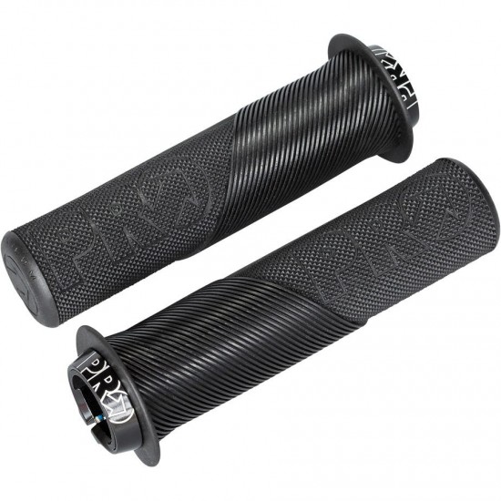 PRO Trail Lock On Grips, with Flange, 32mm, Black