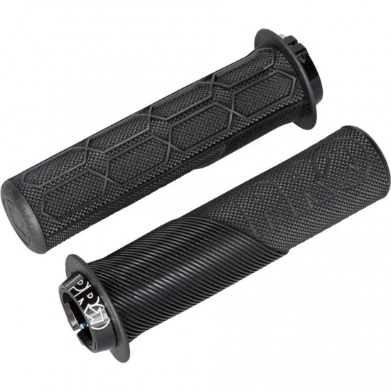 PRO Trail Lock On Grips, with Flange, 32mm, Black