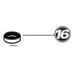 Park Tool 1588 - Schrader seal for INF-1