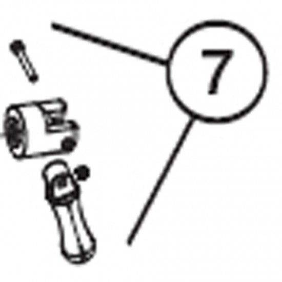 Park Tool 1680-2 - Clamp handle assembly for PCS-9