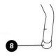 Park Tool 1908 - Leg end cap for STL-1.2 stool
