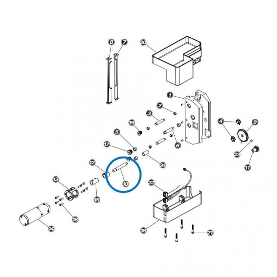Park Tool 2133 - Drive Gear Shaft For PRS-33/PRS-33.2