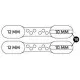 Park Tool 2581-2 10/12 mm Brake bleed block for BKM and BKD