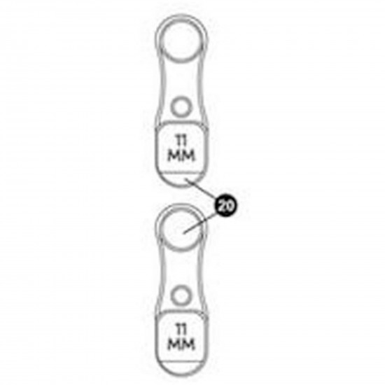 Park Tool 2615-2 11mm Brake bleed block BKM-1.2 and BKD-1.2