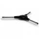 Park Tool SW-15 - 3-Way Internal Nipple Wrench: Square Drive, 5mm and 5.5mm Hexes