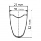 DT Swiss RR 511 SBWT 28 hole Presta-drilled black